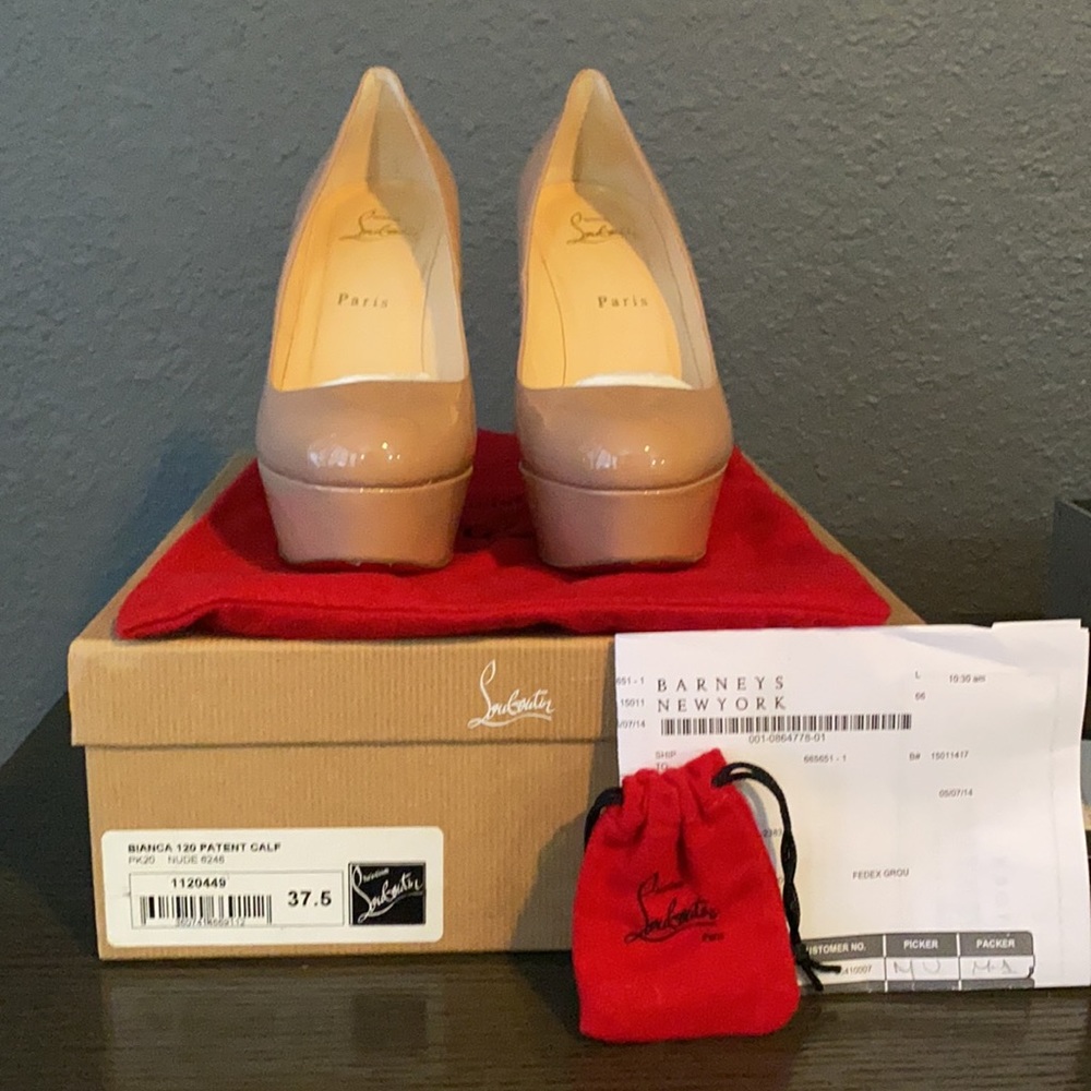 Nude Christian Louboutin Heels
